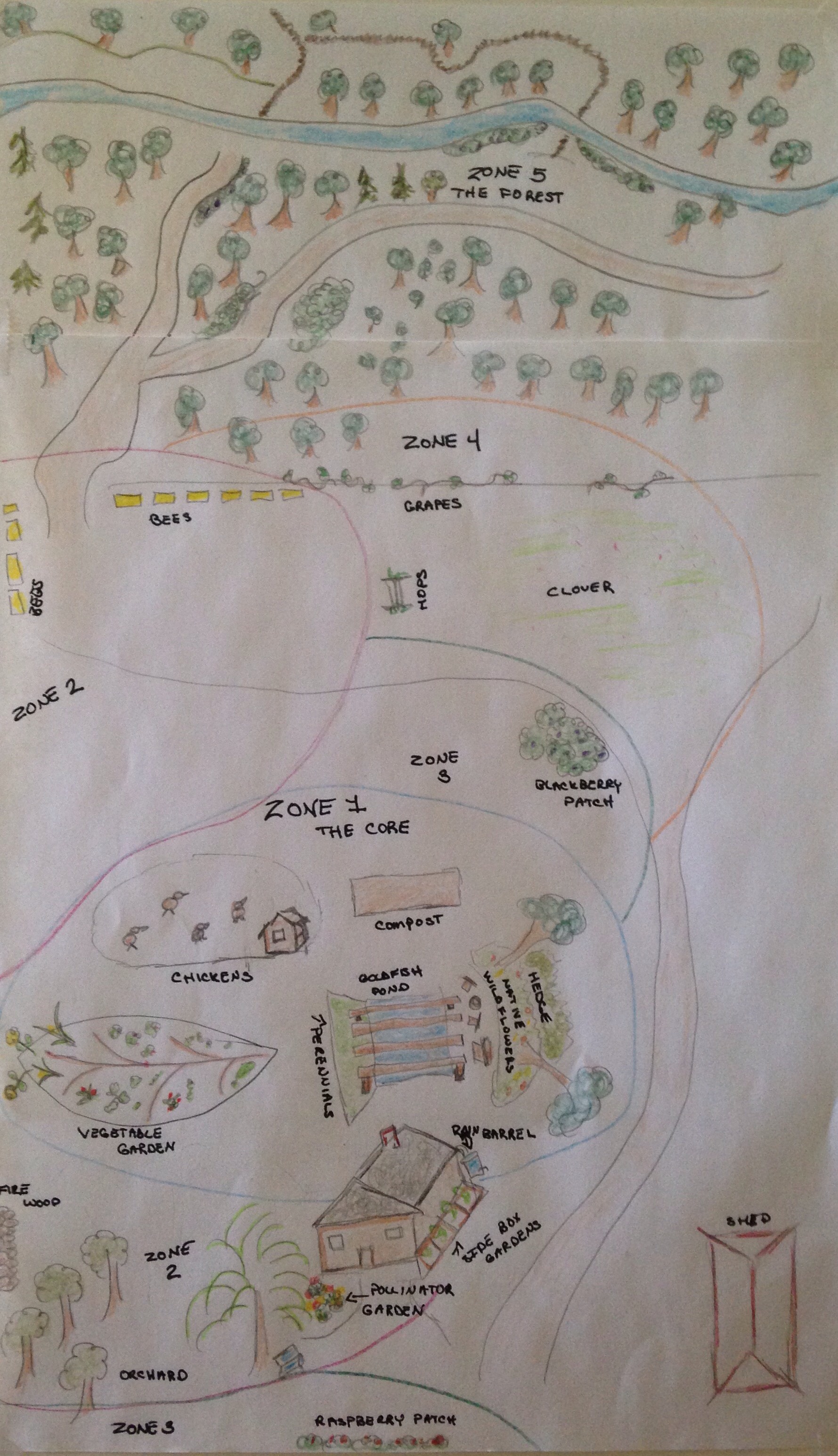 permaculture drawing